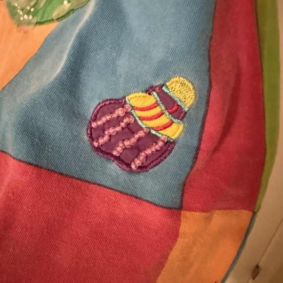 Michael Simon Girls Size 6 Under the Sea Mermaid Dress Patchwork Multicolor - Picture 5 of 11